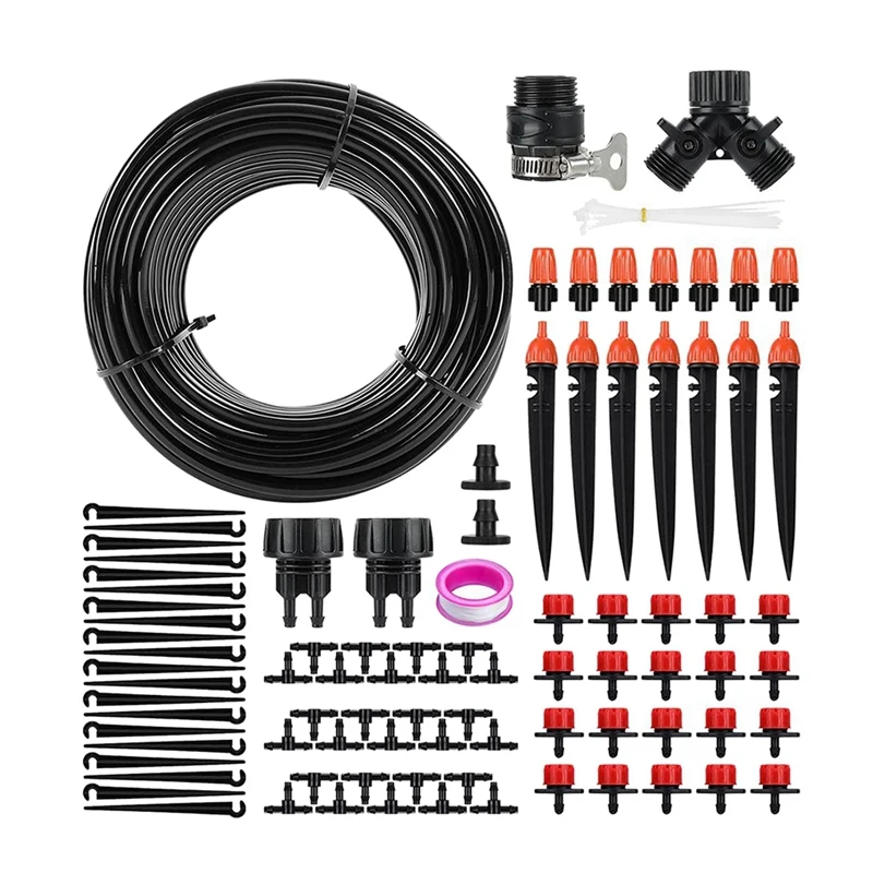 

Garden Irrigation System Drip Irrigation Kit,Adjustable Automatic Drip Irrigation Kit For Garden Greenhouse,Patio Plants