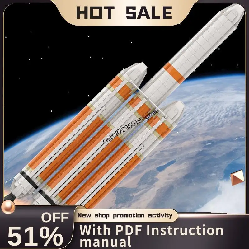 

Новинка, 1853 шт., популярная серия космических технологий Moc Delta Iv, тяжелая модель, пазлы на заказ, креативные идеи «сделай сам», детские игрушки, подарки на день рождения