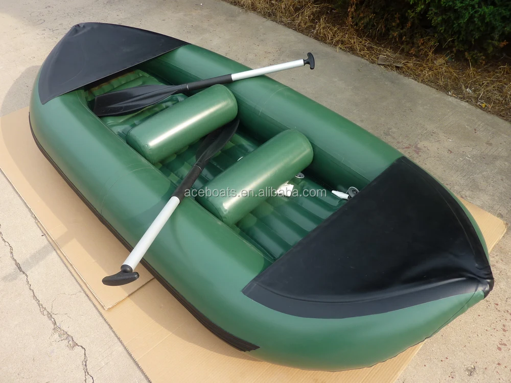 Factory Customized 2-Person PVC And Fiberglass Kayak Boat Stable Sport Yacht For Water Ocean Fishing And Surfing