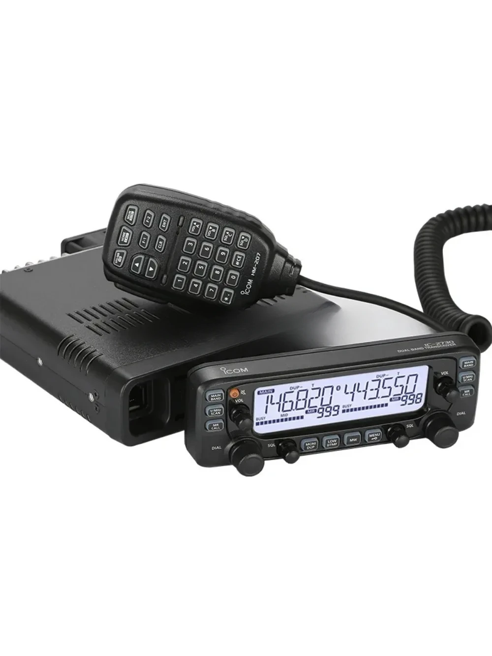 ICOM IC-2730E Mobile Radio Dual Band VHF 137-174MHz UHF 400-470MHz 50W FM Transceiver Walkie Talkie Car Radio Repeater Scrambler