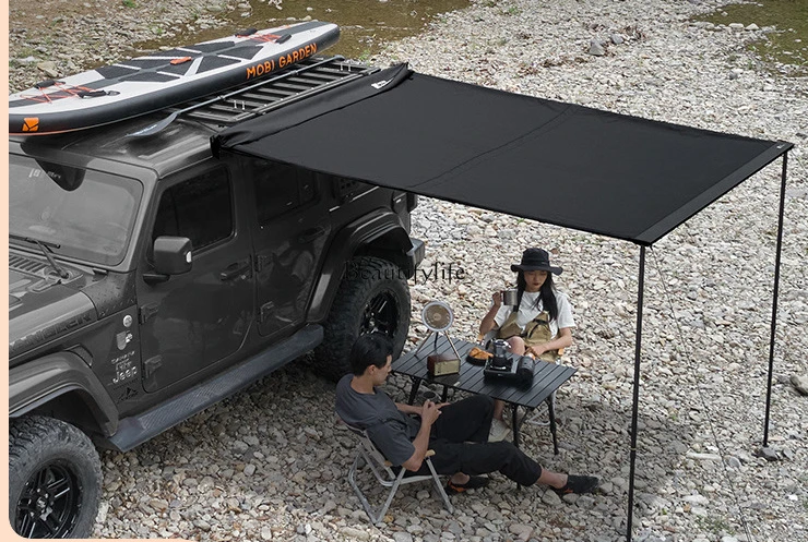 Mobi Garden Car Side Tent Side Canopy Outdoor Camping Portable Vinyl UV Protection Rainproof Sunshade