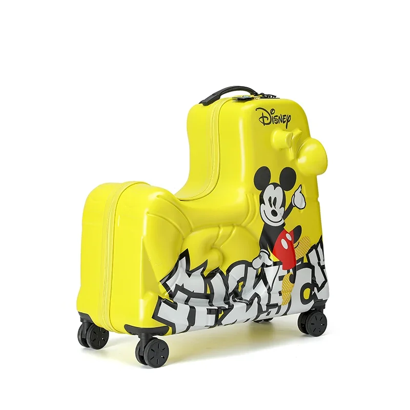 Disney Mickey kids\' luggage minnie Travel bag for children Fashion cartoons password zipper rolling luggage case Travel Suitcase