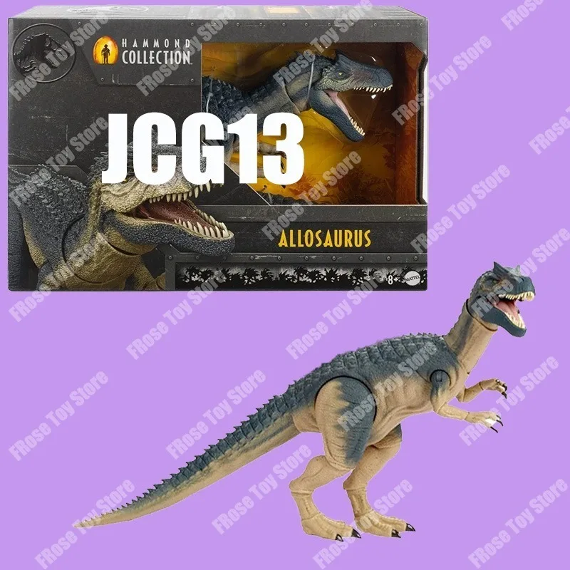 Originele Jurassic World Hammond Collection Dinosaurussen JCG13 Allosaurus Action Figure Articulatie Beeldje Standbeeld Model Speelgoed Geschenken