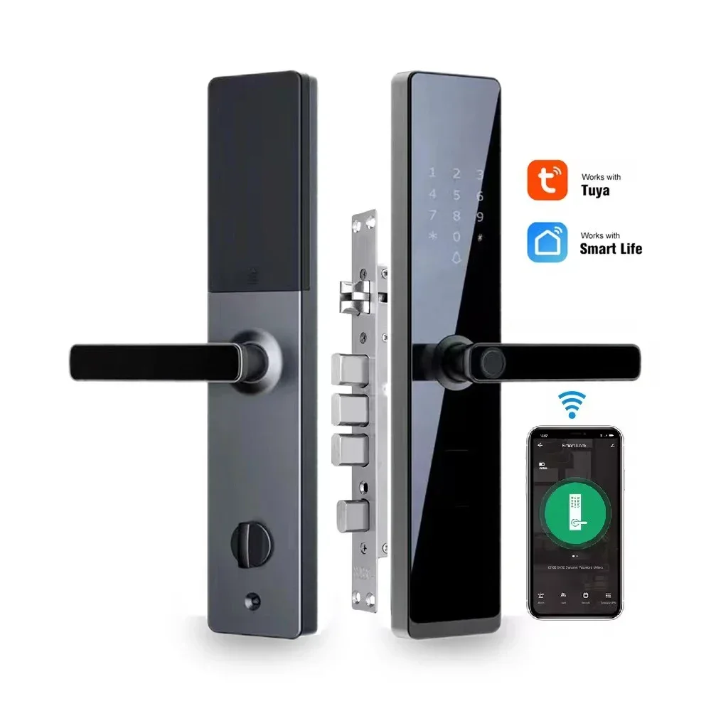 Sicherheits system ttlock Smart Locks Keyless Entry Cerradura inteli gente Finger abdruck Haustür schloss Smart Türschloss