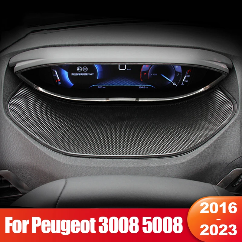 

For Peugeot 3008 5008 GT 2016 2017 2018 2019 2020 2021 2022 2023 Hybrid Car Dashboard Sticky Anti-Slip Rubber Pad Accessories