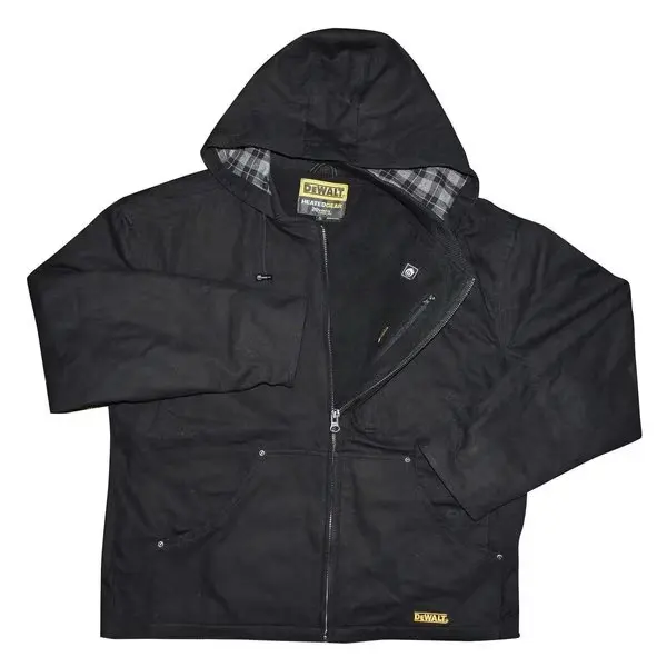 Men's Heated Jacket, Black, Heats Up to 9 hr , 20 5 Outside Pockets, XL