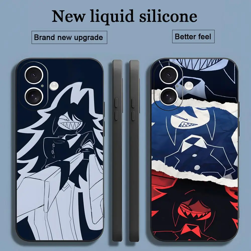 Miss circle Anime Phone Case For iPhone 18 17 16 15 14 13 12 11 X XR XS Plus Mini Pro Max Soft black Shockproof Cover