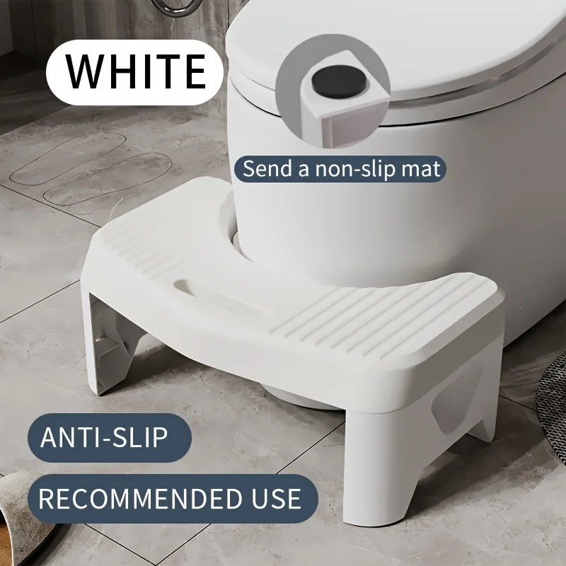 Home Thick Toilet Squat Step Stool Anti Slip Foot Rest For Adult Children Pregnant Women Bathroom