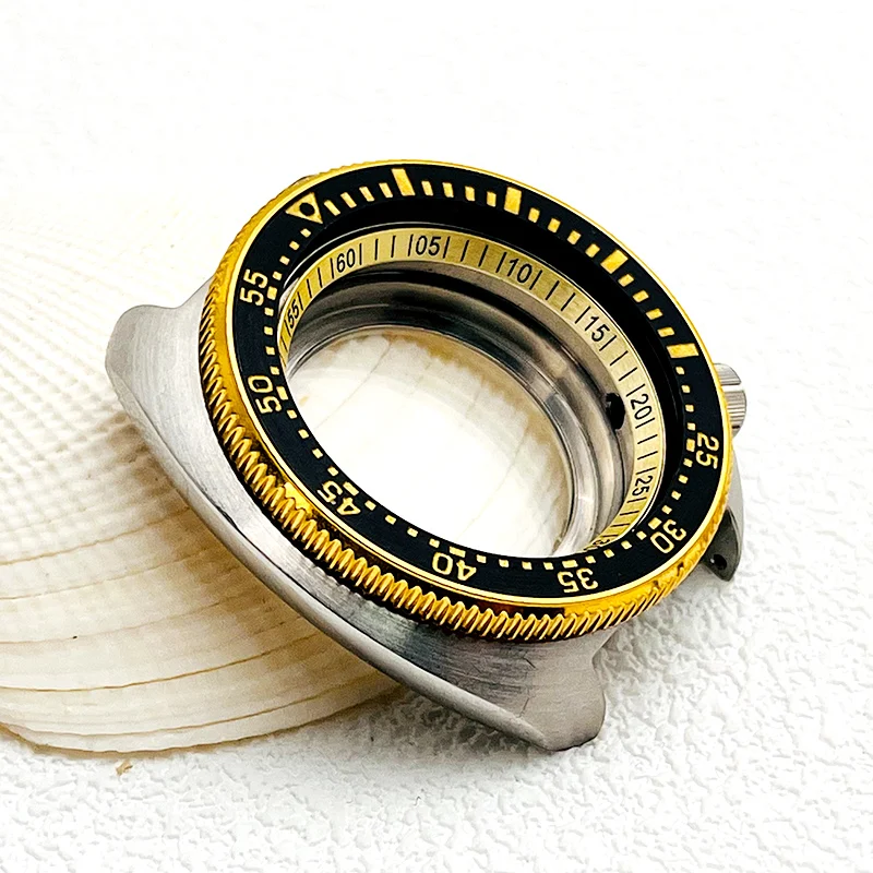 Seiko Mod Dial 44mm Case NH35 316L Stainless Steel Case Fits NH35 NH36 4R 7S Japan Automatic Movement 20ATM Waterproof Watch