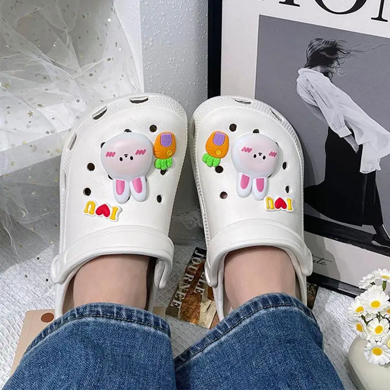 Niedliche Cartoon-Dekorationen DIY Schuh-Accessoires Sommer 2026 Schnür-Schleifen-Clogs Sandalen-Zubehör Damen-Schuh-Charms-Set – Detail 20