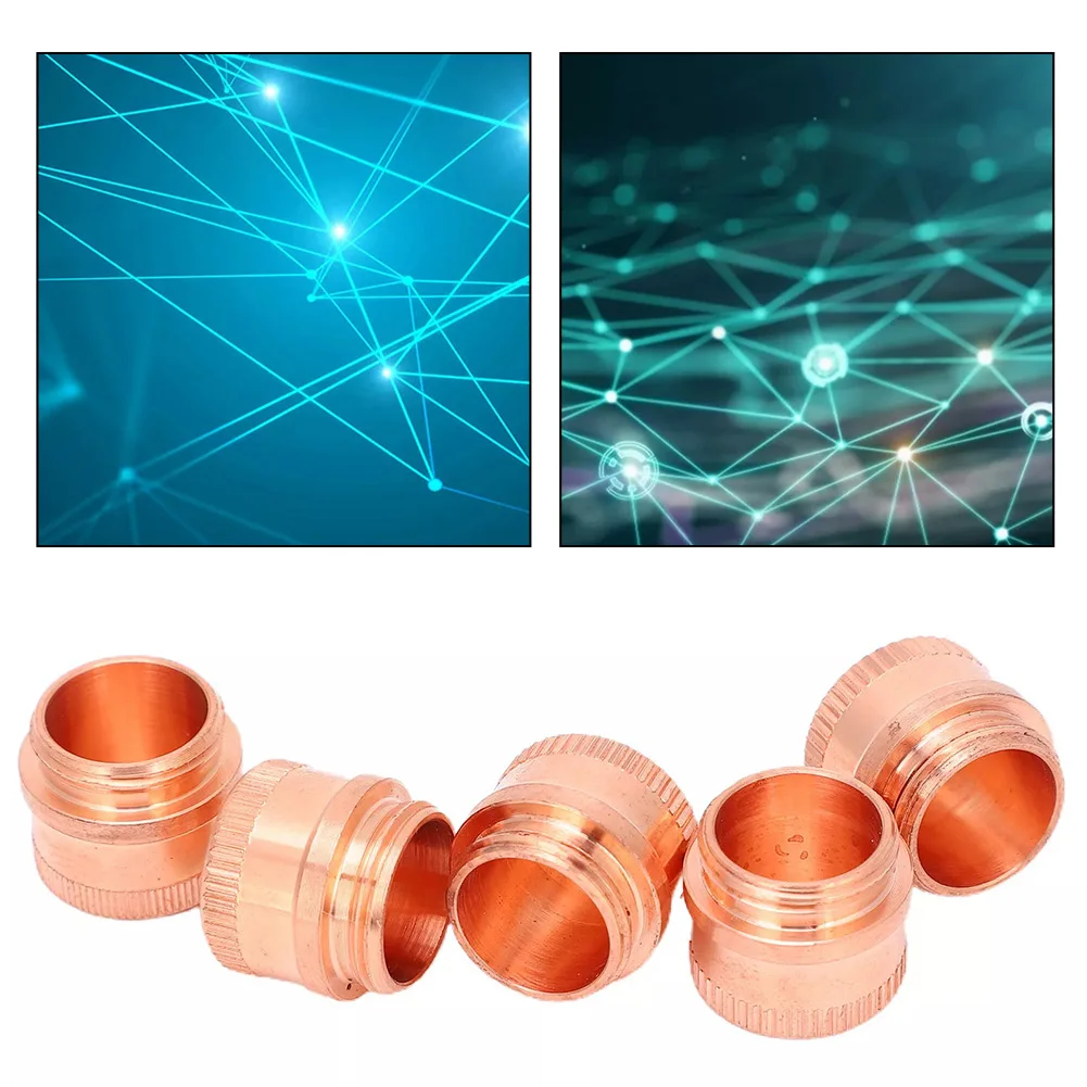 

5Pcs Plasma Nozzle Cutting Torch Cutter Kits Consumables Tools 9‑8239 ECO Seamless Integration Integrally Formed Plasma Nozzle