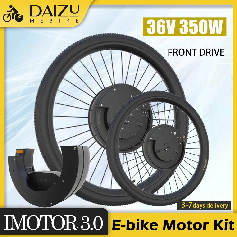 

36V 350W IMortor 3.0 Electric Bike Conversion Kit Max Speed 40km/h Front Drive Hub Motor E Bike Conversion Kit APP Display