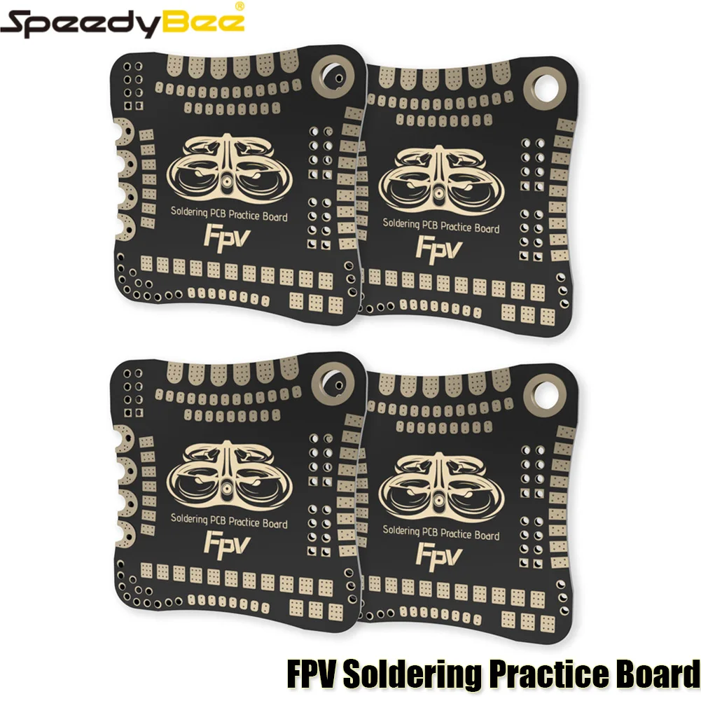 

4PCS SpeedyBee FPV Soldering PCB Practice Board Welding Exercise Plate For FPV Flight Controller FC ESC VTX Drone Quadcopter
