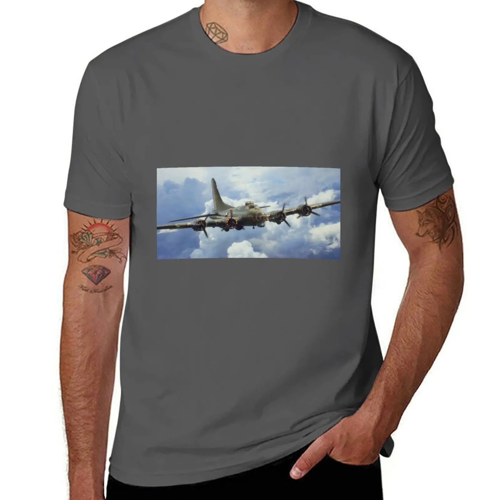 The Fortress Flying T-Shirt Classic Graphic Short Sleeve Top