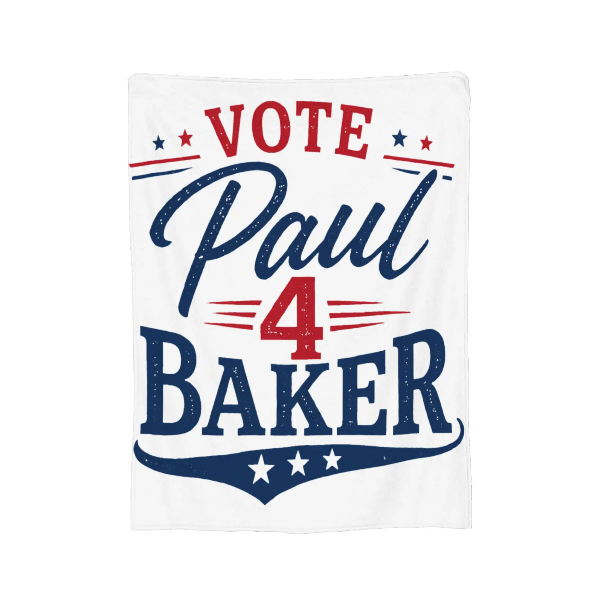Vote Paul 4 Baker Blanket Fleece Summer Air Conditioning  Breathable Super Soft Throw Blanket for Bed Car Quilt