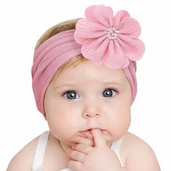 13 Colors Flower Baby Headband Soft and Elastic Baby Girl Headband Suitable for Newborn Headscarves Baby Hair Accessories