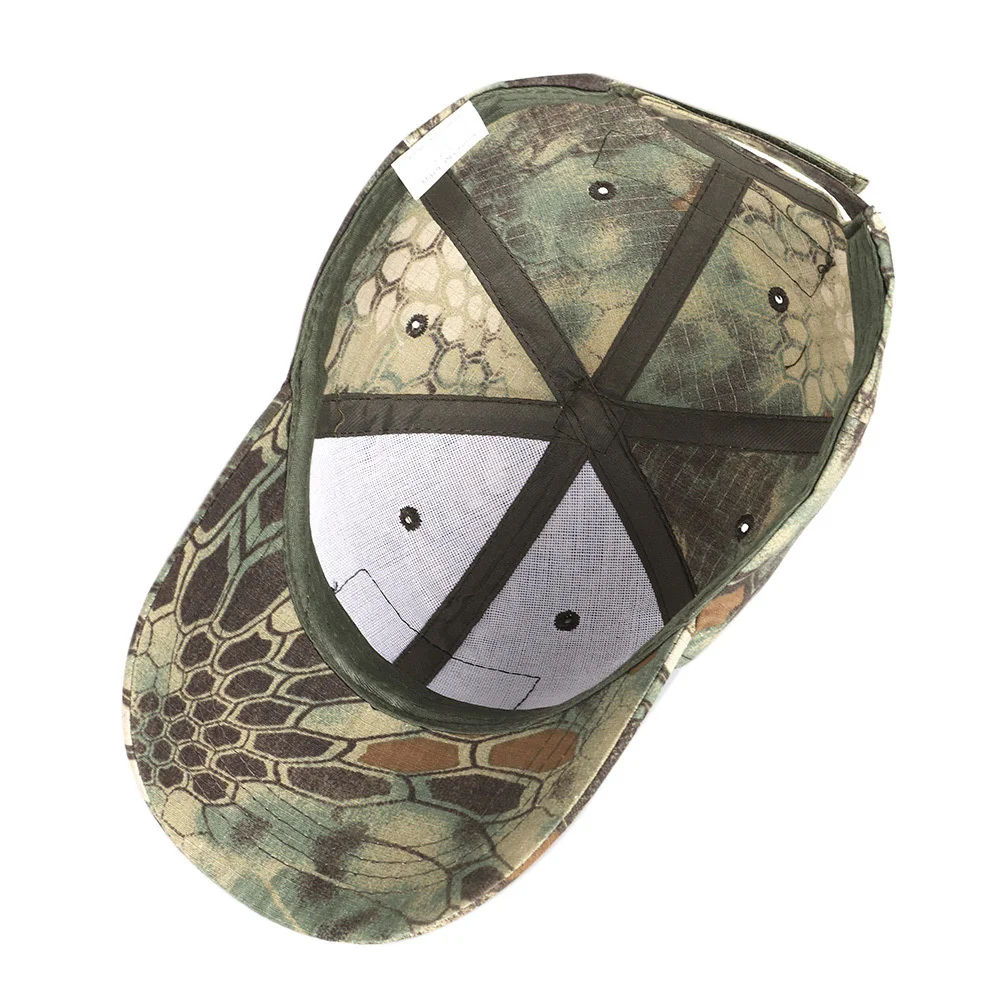 Camouflage Python Baseball Cap Military Camo Hat Adjustable Camouflage Hat Fishing Camo Sports Hat Camouflage Hunting Cap