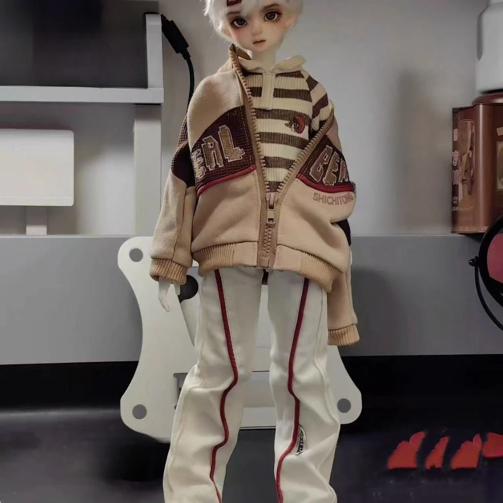 Prevendita 1/4 Set di vestiti per bambole adatti a 45 cm Bjd Doll Vestito da baseball Vestire Ragazza Giocattoli Casa da gioco Accessori per bambole di moda, Senza bambola