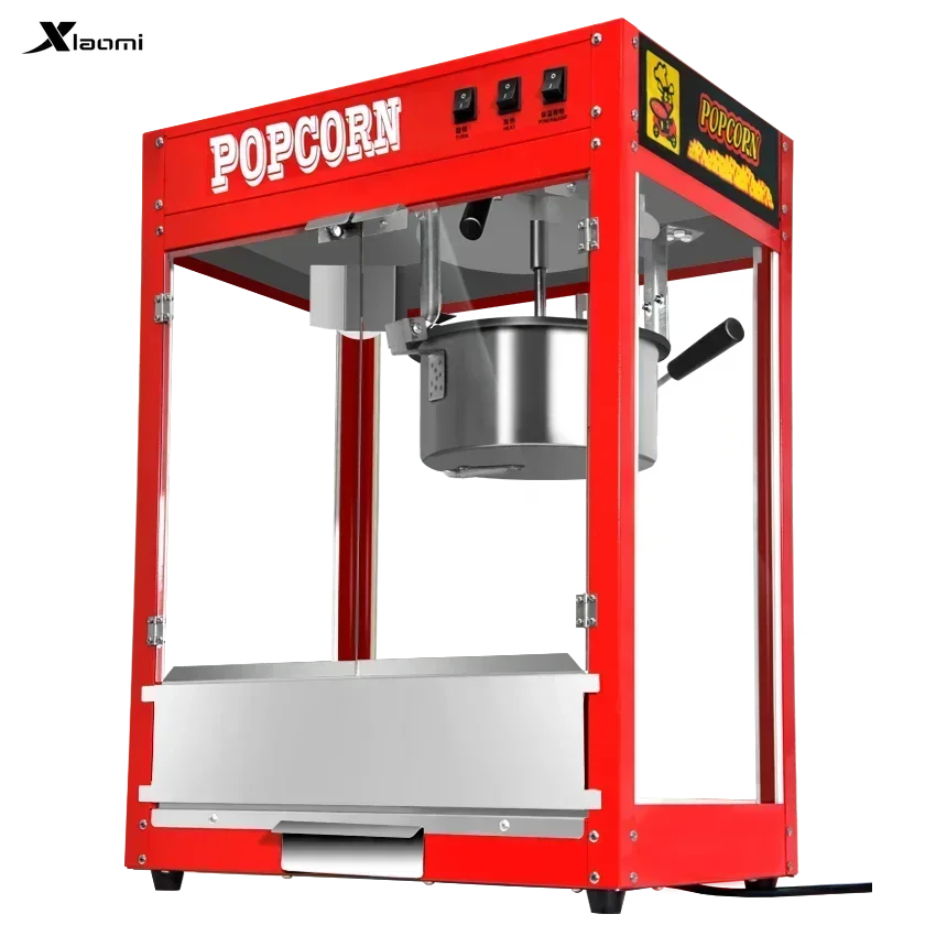 New  commercial  cinema fully automatic popcorn machinespherical butterfly electric corn machine corn popcorn machine new