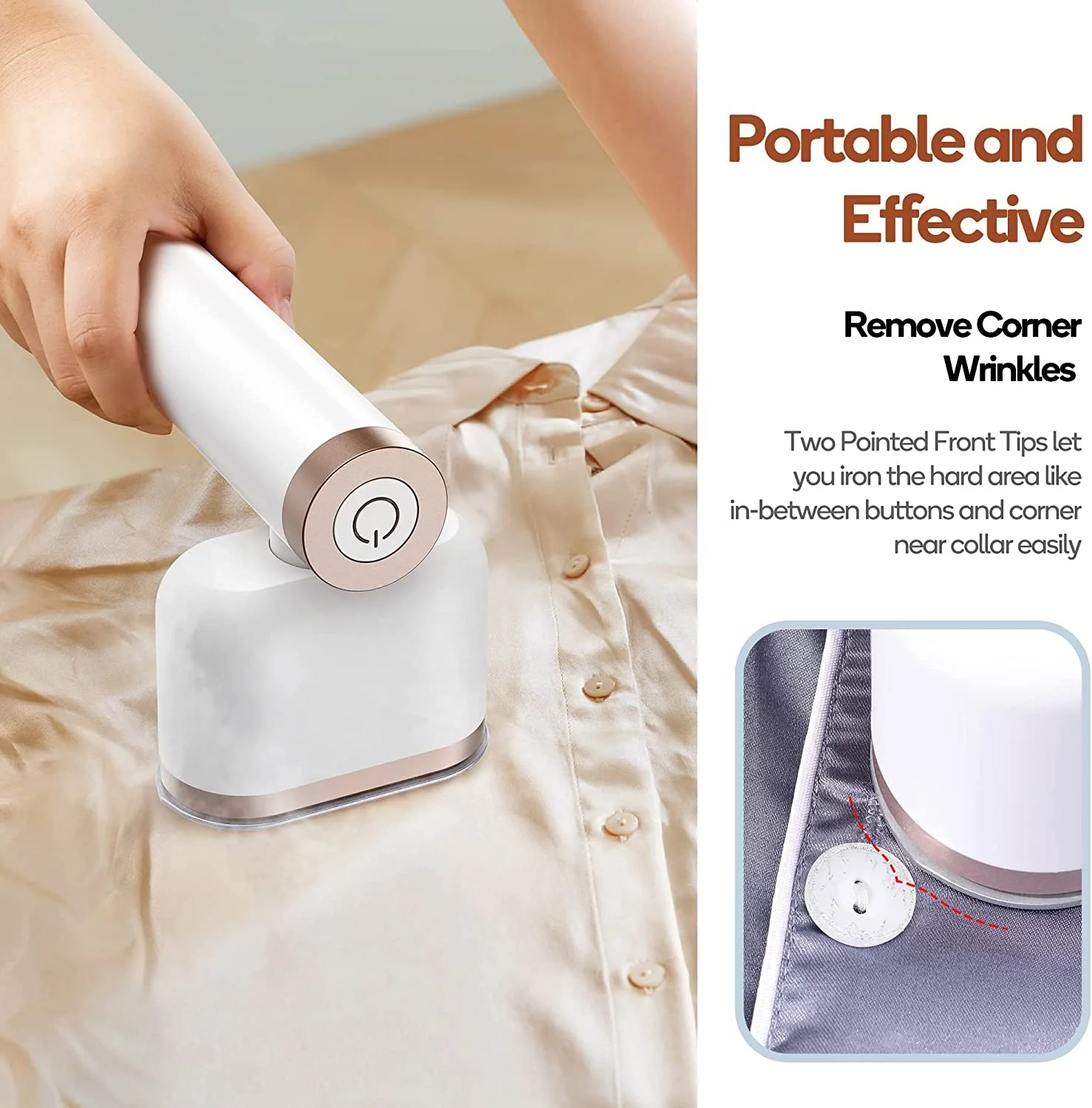 مكواة بخار محمولة للسفر للملابس، مكواة كهربائية محمولة، باخرة ملابس محمولة باليد