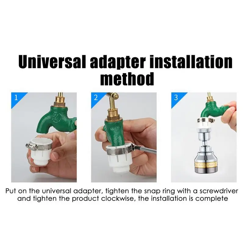 Removable kitchen faucet extender universal water aerator Movable Kitchen Adjustable 3 Modes Anti-Splash Kitchen Sprayer