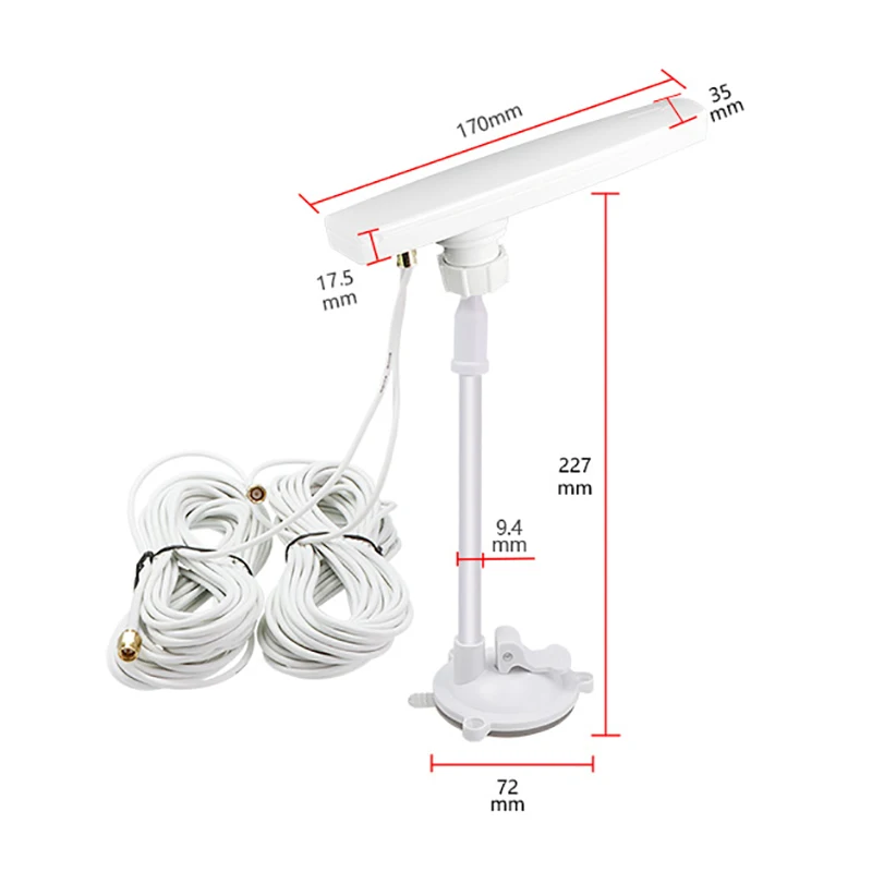 Imagem -02 - Antena do Router 5g Cpe Pro Wifi6 2.4g 5.8g Adsorb o Impulsionador Exterior Interno do Sinal do Agregado Familiar do Anfitrião do Computador do Amplificador 7006000mhz 4g a