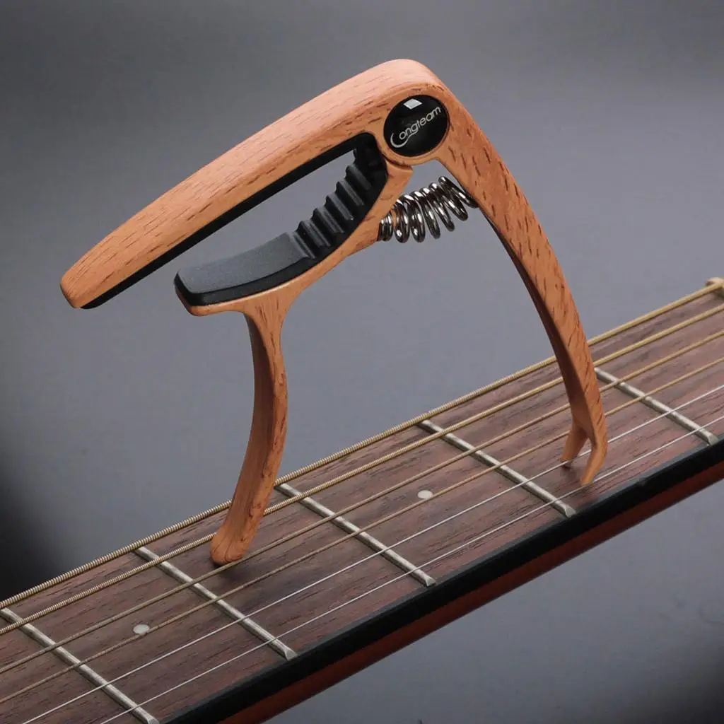 Guitar Capo Alloy Tuning Clamp Quick Change Ergonomic Trigger Capodastre for Guitar Practice and Recording
