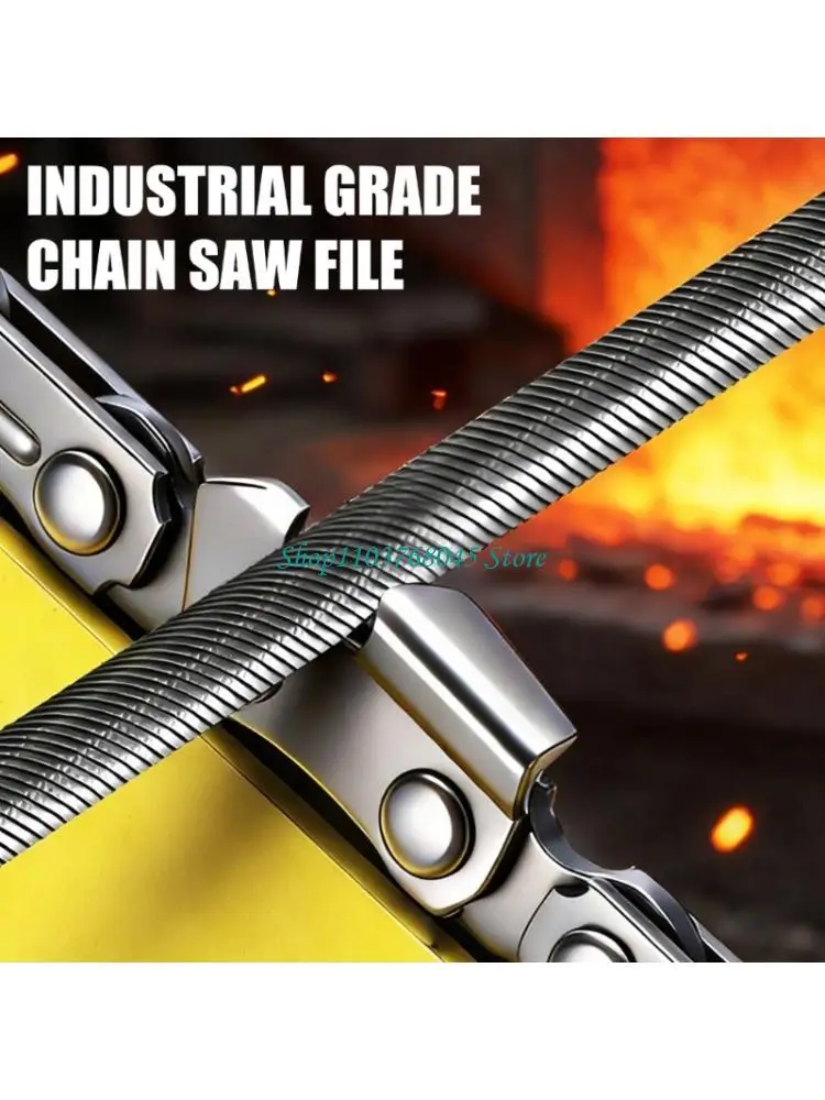 R53F Chainsaw Sharpening File Set, Chainsaw Chain Sharpener Sawer Tooth Sharpening Tool Steel Construction Tool