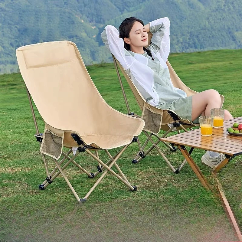 

Padded Folding Camping Chairs Heavy People Back Sun Steel Camping Chairs Relax Outdoor Mare Accessori Spiaggia Garden Furniture