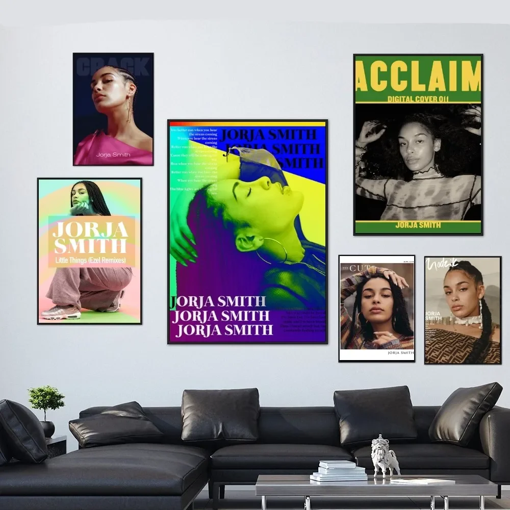 British Singer Jorja Smith Poster Canvas Printing Painting Bedroom Study Studio Living Room Wall Art Decoration