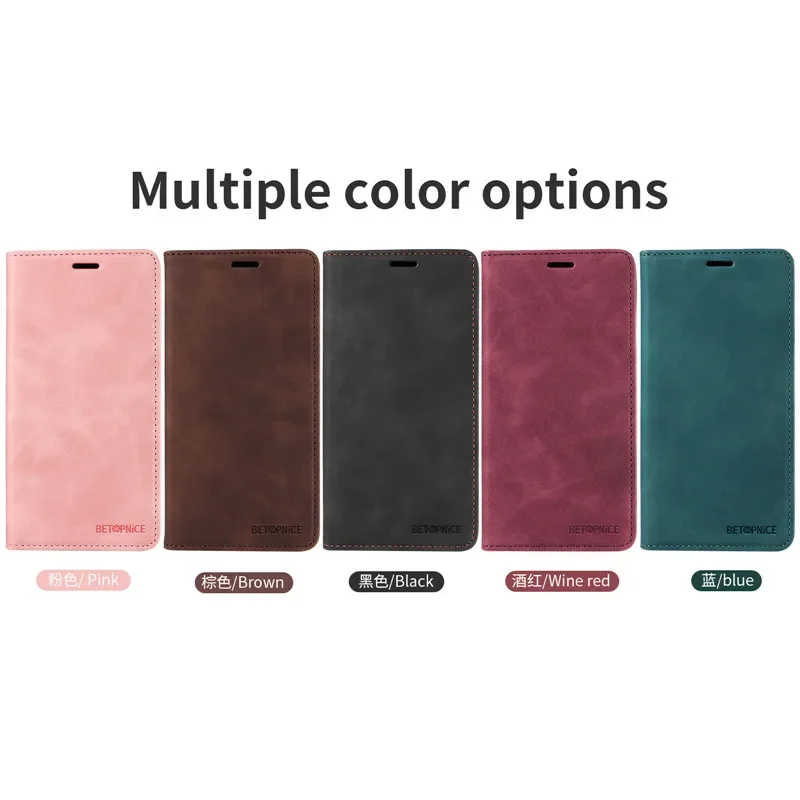 Anti-thef Phone Case For Huawei Honor 200 Pro 90 Smart 70 50 Honor90 Honor200 Lite Wallet Flip Card Holder Coque Leather Cover