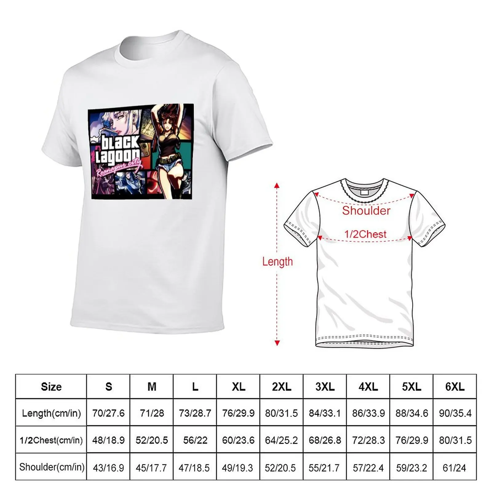 Black Lagoon T-Shirt man tshirt cotton t shirts high quality T-Shirt