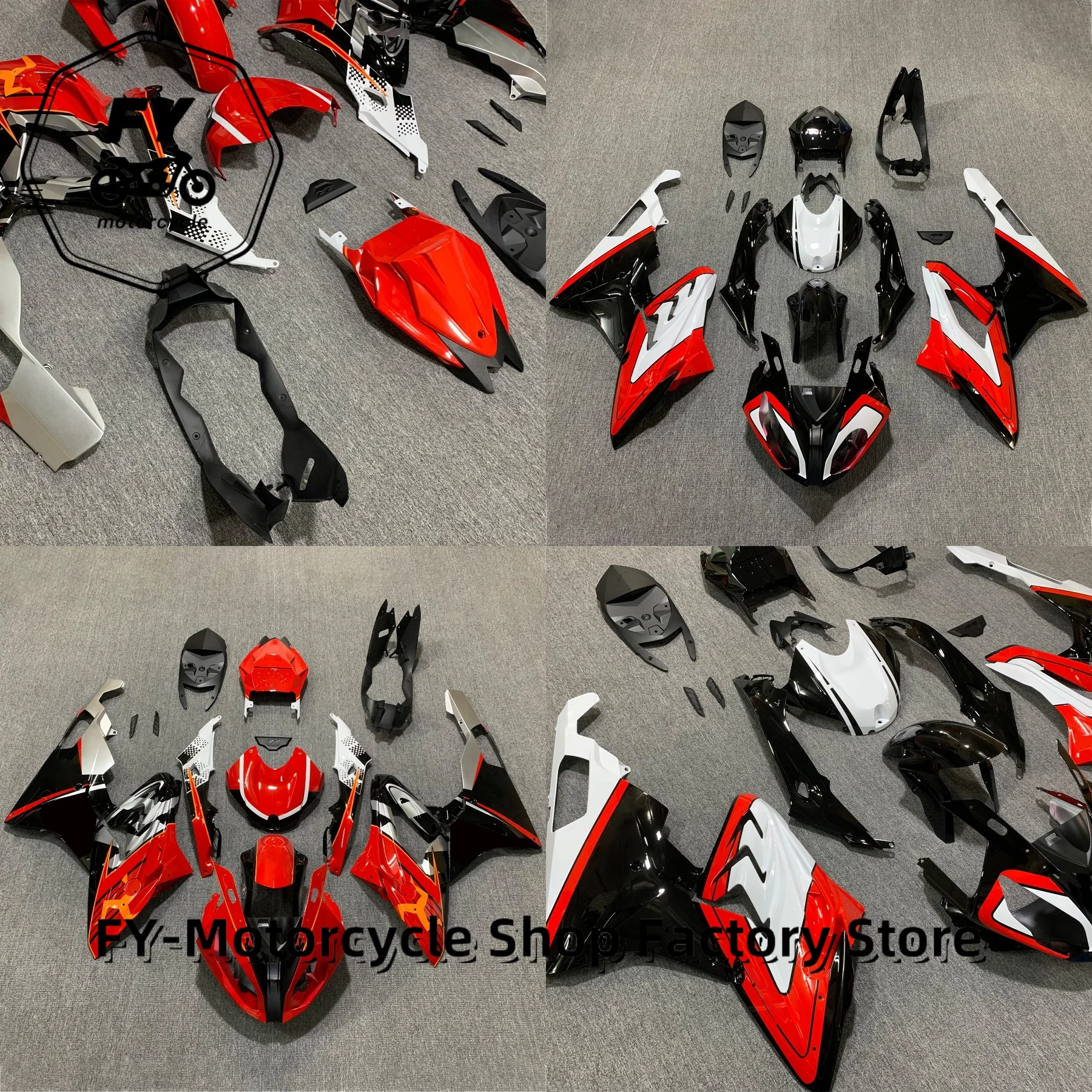 Complete ABS Fairing Kit For BMW S1000RR 2015‑2016 Injection Mold Full Bodywork Panels Precise Fit Sport Bike Replacement Parts