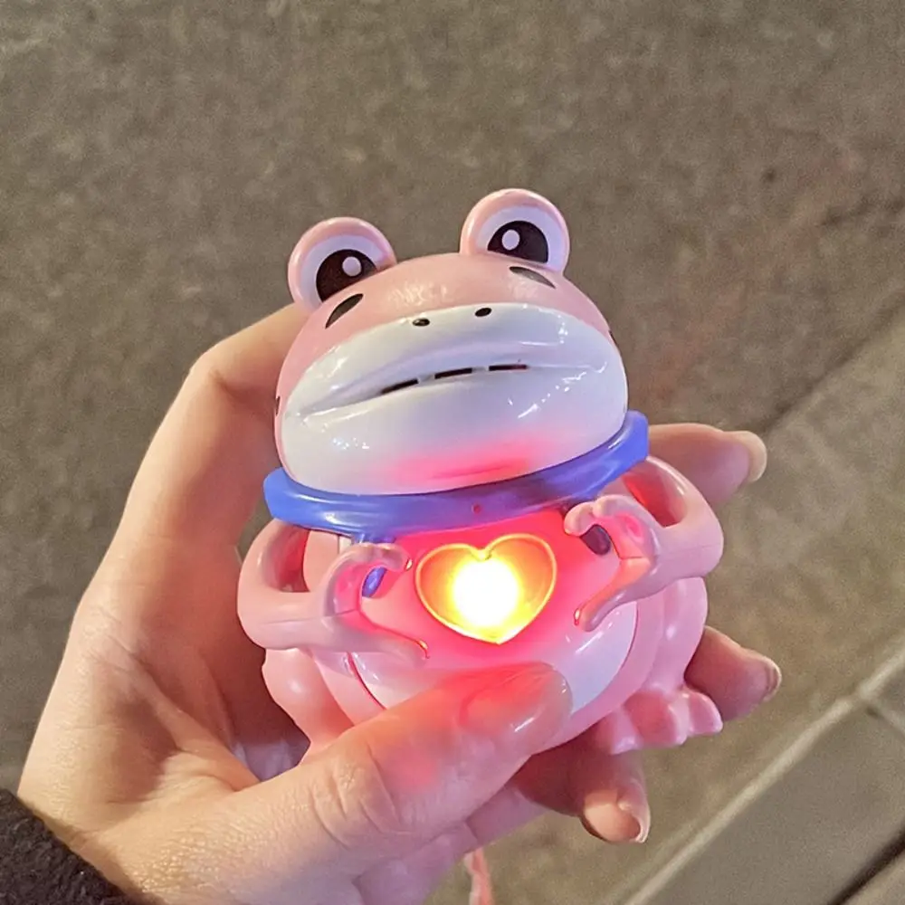 Confession Frog Flash Sound Toys Talking I Love You Luminous Frog Flash Model Anime Love Gesture Duck Sound Heart Led Toy