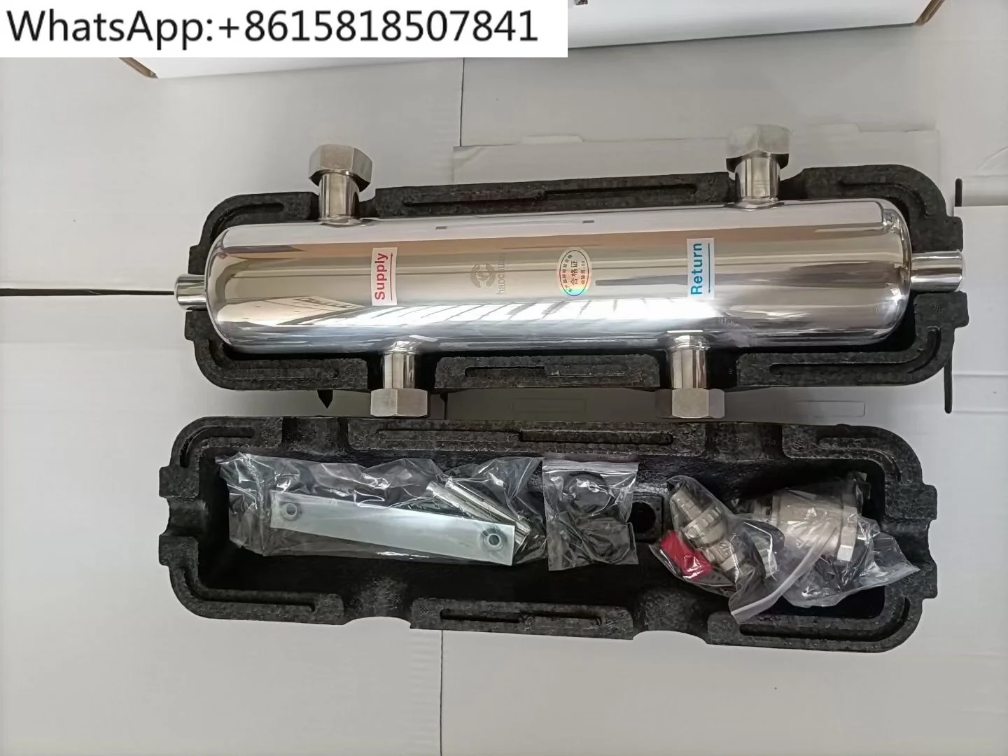 Wandkessel mit gemischtem Wassertank, Haushalts-Geothermie-Wasserdruck-Balance-Tankkessel, hydraulischer Druckteiler