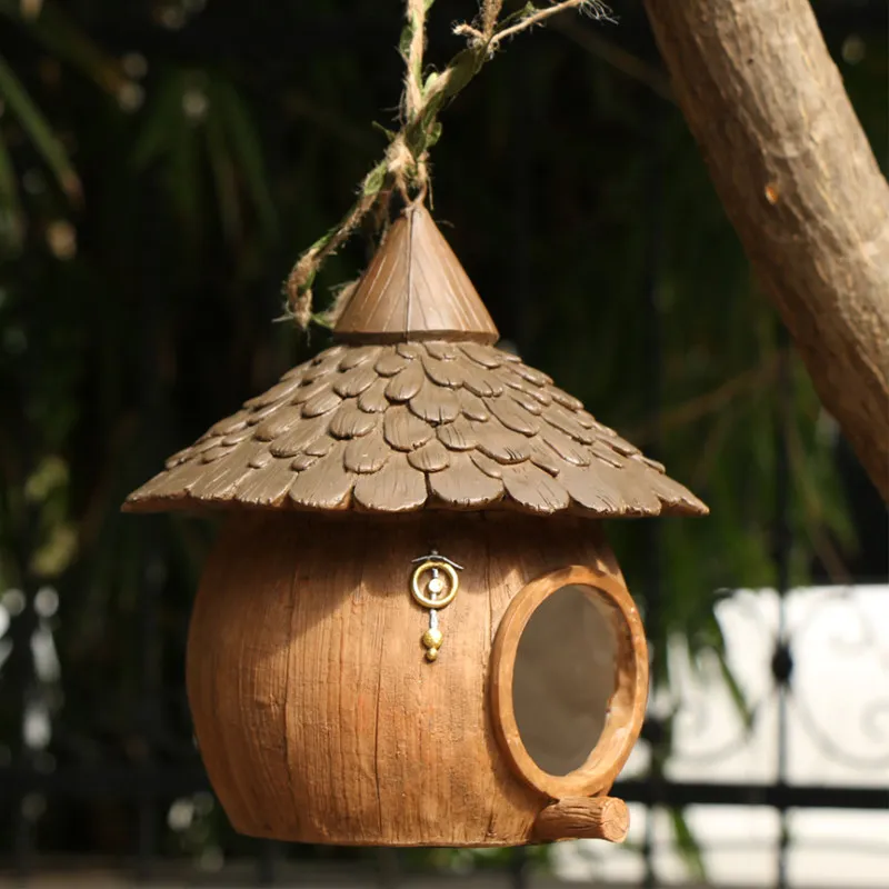 

Courtyard Bird Nest Garden Balcony Arrangement Landscaping Bird Nest Garden Ornament Bird House Kindergarten Tree Garden Decora