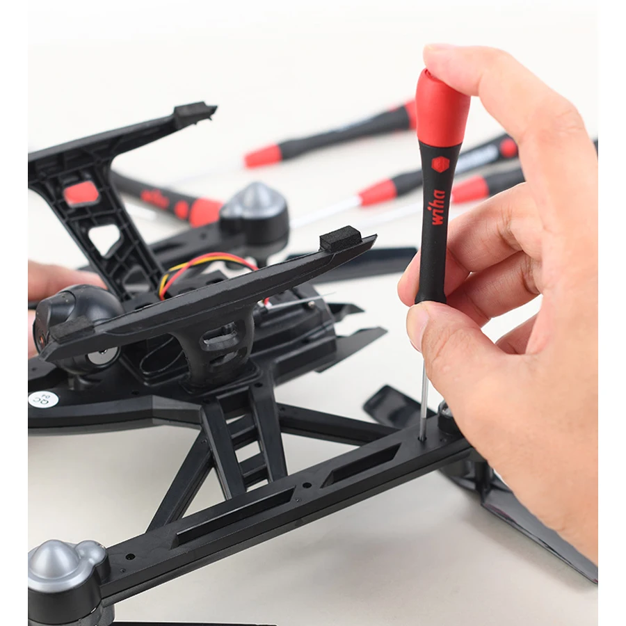 

WIHA 90018C Precision Screwdriver Set 8Pcs with Demagnetizer Suitiable for Phillips, Slotted and Torx Screws Hand Tools