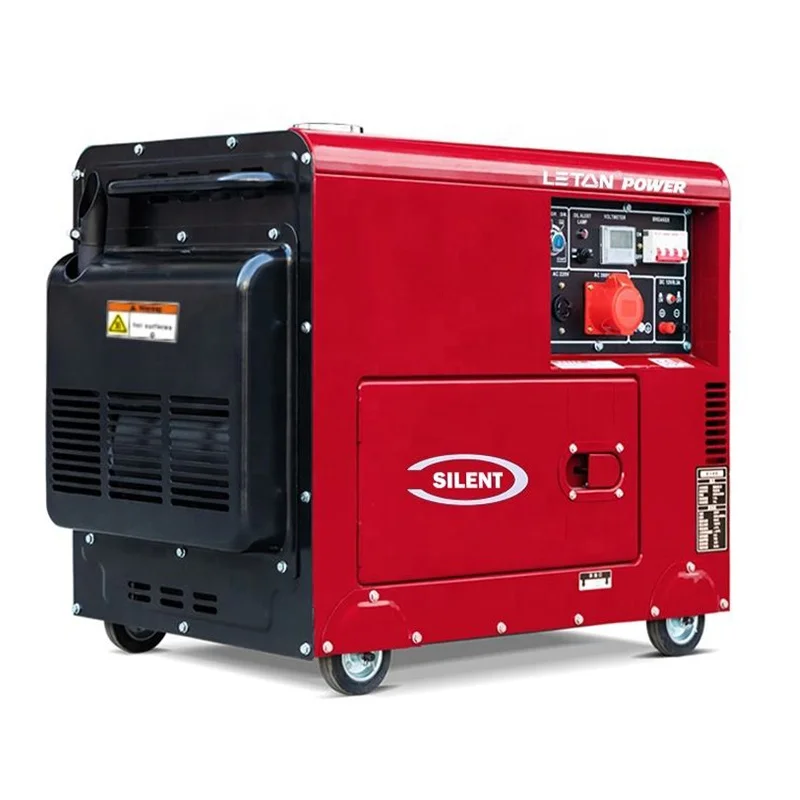 50/60Hz 10kva silent diesel  single phase sound proof diesel  LETON 10kva generators