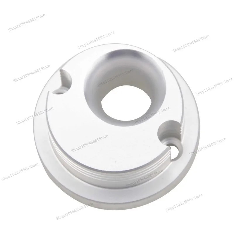 Suitable for 2-punch air filter aluminum base, silver, metal air filter base