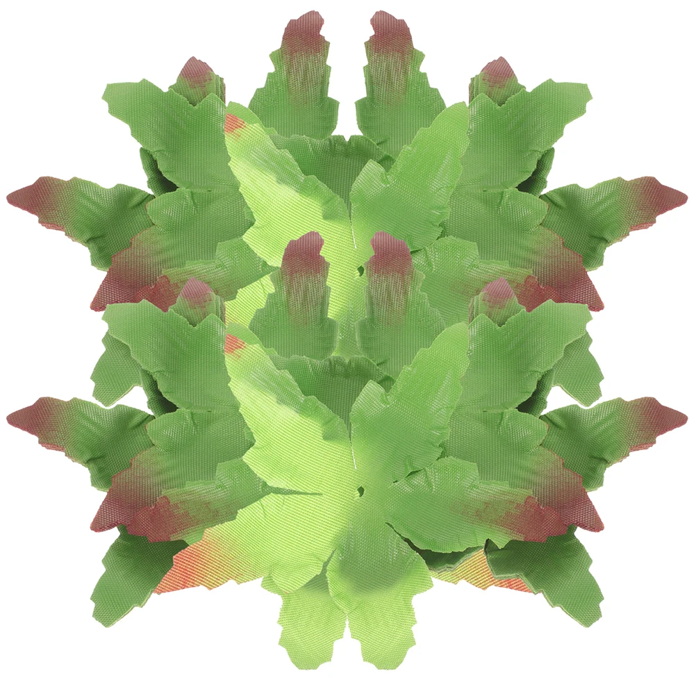 100pcs Rose Sepals Fabric Green Sepals For Diy Artificial Flower Making Craft Supplies Fake Calyxes Receptacles