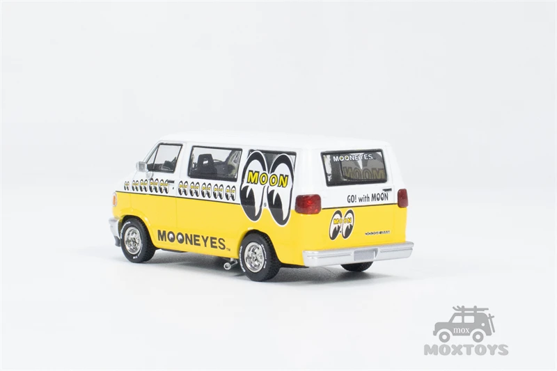 Tarmac Works 1:64 Van Mooneyes Diecast Model Car