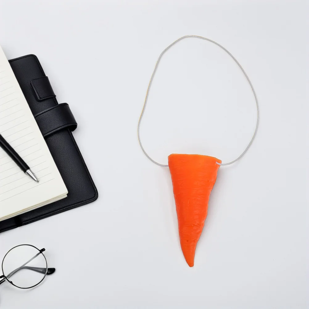 5 pezzi carota naso pupazzo di neve naso pagliaccio puntelli festa vestire costume accessori cosplay pupazzo di neve decorazione festival forniture