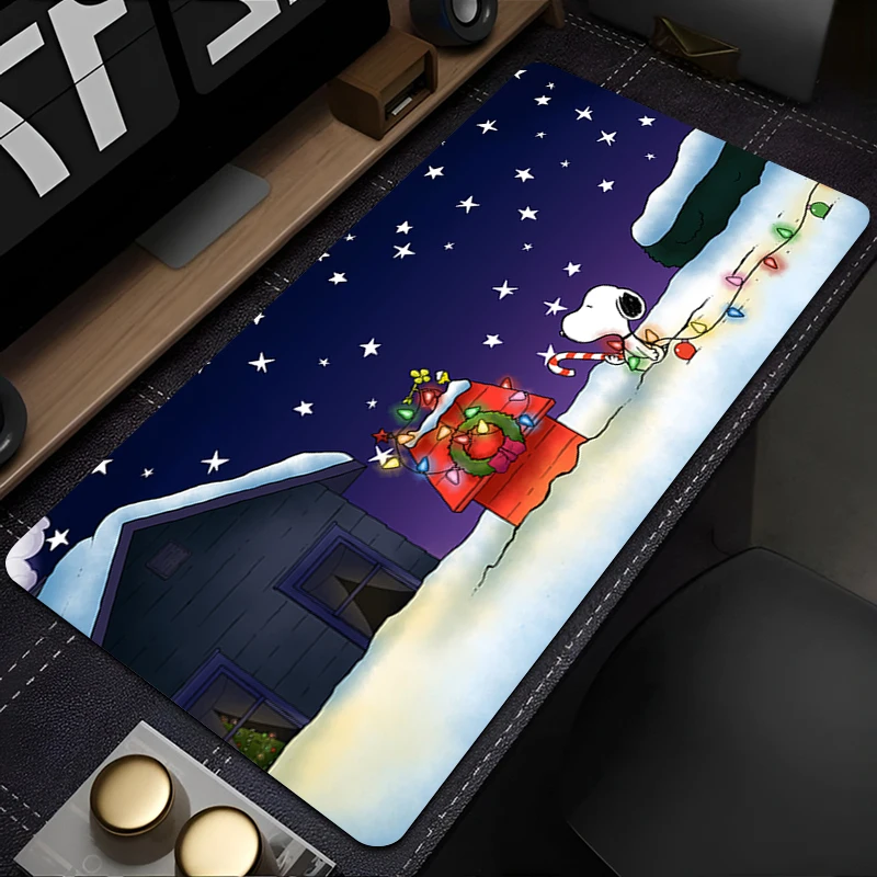 

Mouse Pad Desk Mat Anime Play Mat Gaming Cartoon S-snoopy Mousepad Speed Computer and Office Gamer Cabinet Keyboard Pad