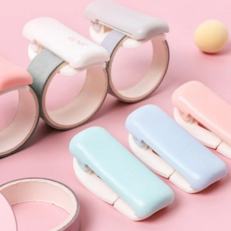 1Pcs Washi Tape Cutter Clip Mini Tape Dispenser Creative Hand Account Tape Separator Portable Tape Holder