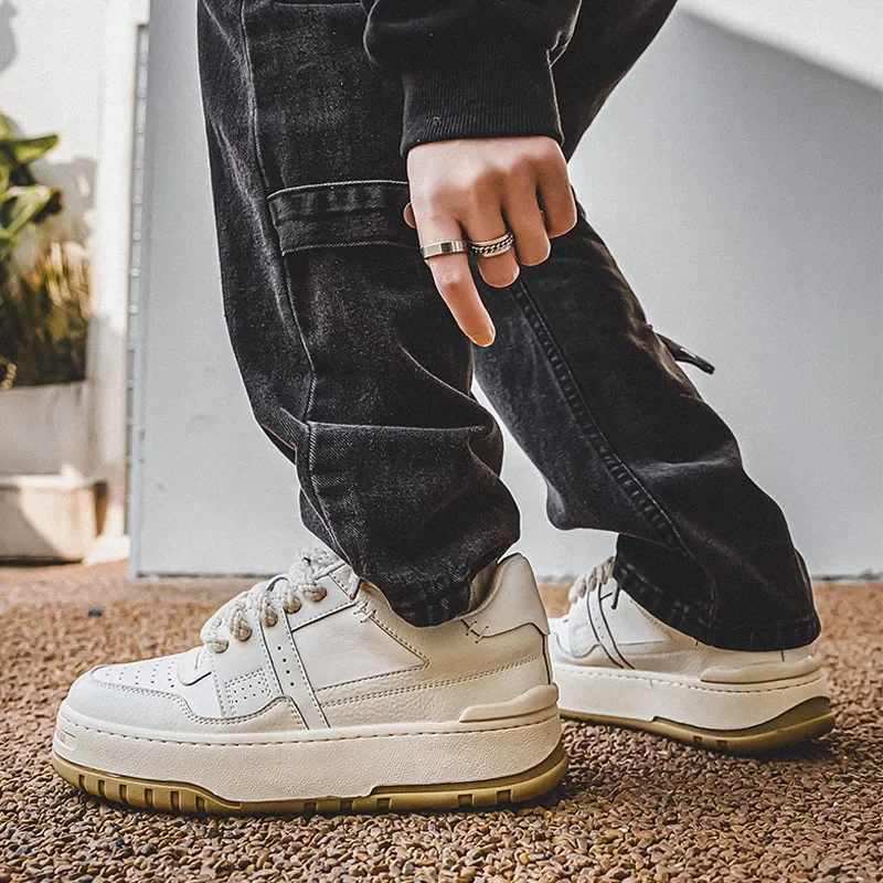 Sola grossa masculina aumentar respirável estudante sapatos esportivos casuais amantes antiderrapante sapatos de caminhada feminino sapatos vulcanizados