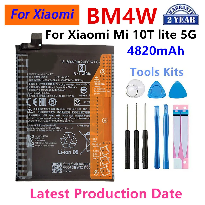 BM4W BM5Q BM5N BM5S BM5X Battery For Xiaomi 10T lite K60 K70 Pro 13 Ultra Redmi Note 8 9 10 11T 13 Pro /Poco F5 F6 F7 Pro/Turbo