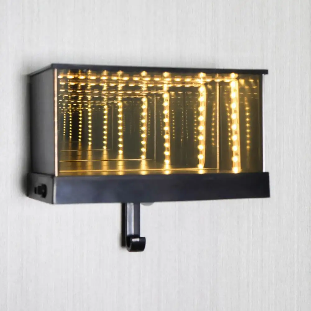 1/2Pcs LED Light-up Car Garage Key Hanger Wall Mount Mirror Garage Key Holder Home Office Entryway Decorative Key Hook Rack - view 5
