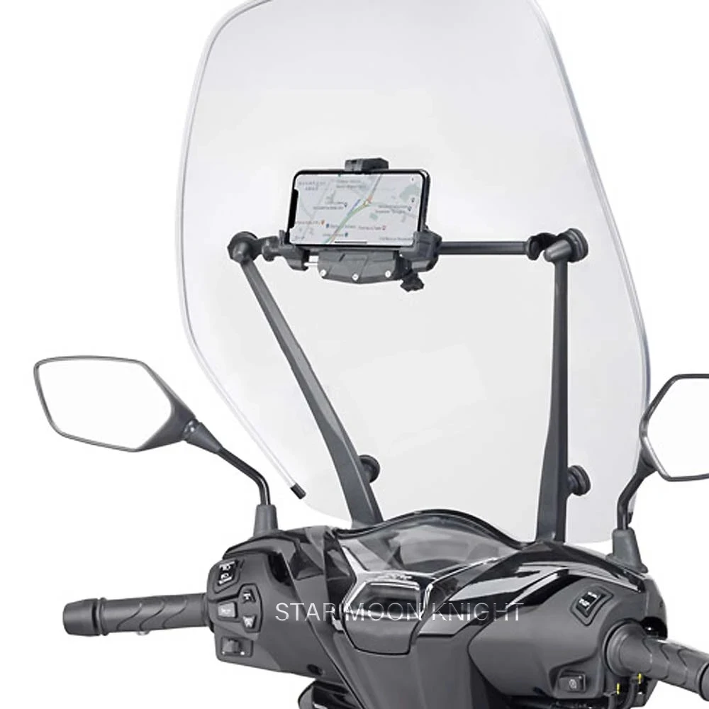 Soporte de placa de navegación de teléfono GPS, soporte de parabrisas adaptable, código de Motocicleta: FB1181 para Honda SH125 SH150 SH 125 150 2020