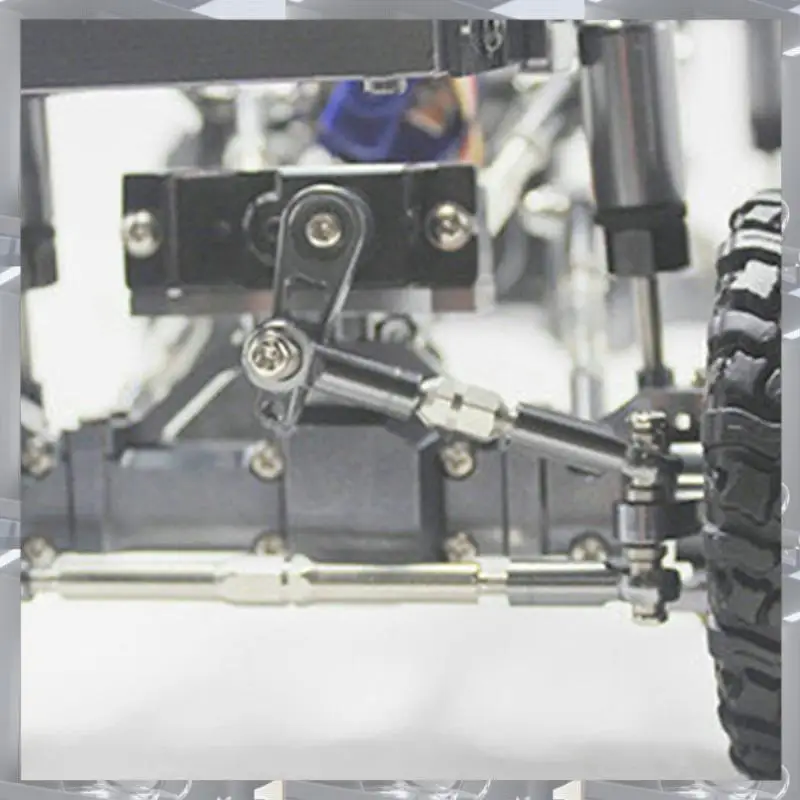 A84F-โลหะดึง Rod ฐานที่นั่ง Mounts Servo ชุดอัพเกรดเปลี่ยนโลหะ Suspension Toe Link Tie Rod ชุด