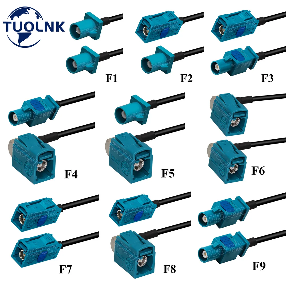 Fakra Z Stecker, längere/weibliche 90-Grad-Buchse, GPS-WLAN-Antenne, RG174-Kabel, Auto-Autonavigation, GPS-Antennenverlängerung, RF